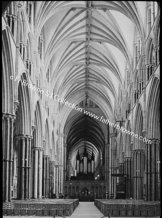 CATHEDRAL NAVE FROM W.